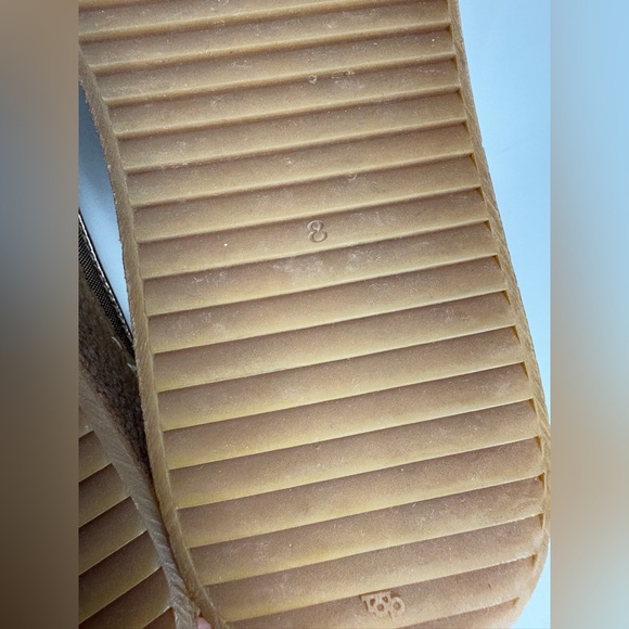 Aquatalia Gabriella Suede Platform High-Top Sneakers Taupe Men's 8 Italy Made - Picture 12 of 15